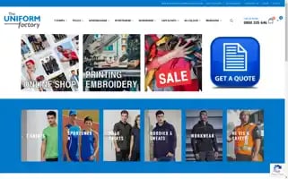 Theuniformfactory.co.nz Screenshot 2024-05-14 11:34:46