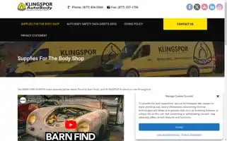 Klingsporautobody.com Screenshot 2024-07-05 14:42:56