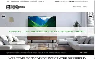 Tvdiscountcentre.co.uk Screenshot 2024-05-14 16:57:41