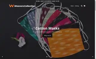 Weaverscollection.com Screenshot 2024-05-04 12:01:02