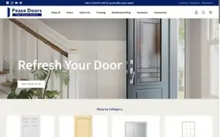 Peasedoors.com Screenshot 2024-05-16 12:19:03