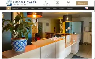 Escale-ales-hotel.com Screenshot 2024-04-18 13:21:32