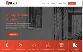 Roletyokiennekrakow.pl Screenshot 2024-05-27 20:16:52