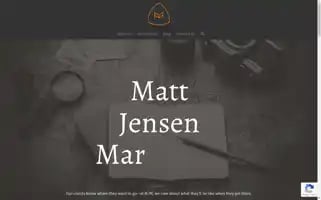 Mattjensenmarketing.com Screenshot 2024-06-13 11:09:49