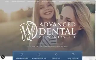 Wentzvillefamilydentist.com Screenshot 2024-05-15 01:28:30