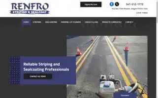 Renfrostripingandsealcoat.com Screenshot 2024-04-15 19:42:45