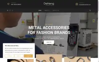 Dehengmetal.com Screenshot 2024-05-24 12:44:04