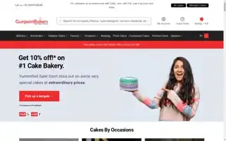 Gurgaonbakers.shop Screenshot 2024-05-28 22:46:50