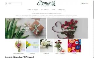 Elementsfloristnc.com Screenshot 2024-05-24 09:30:18