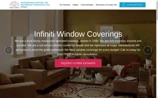 Infinitywindowcoverings.com Screenshot 2024-05-16 02:32:43
