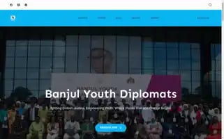 Banjulyouthdiplomats.org Screenshot 2024-05-26 10:40:19