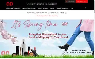 Audreymorriscosmetics.com Screenshot 2024-05-08 15:14:07