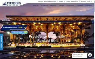 Presidencyuniversity.in Screenshot 2024-07-08 23:17:27