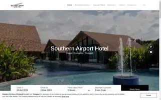 Southernairporthotelhatyai.com Screenshot 2024-04-18 04:35:46