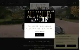 Allvalleywinetours.com Screenshot 2024-04-22 20:44:11