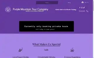 Purplemountaintourco.com Screenshot 2024-04-23 15:54:18