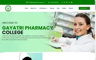 Gayatripharmacycollege.com Screenshot 2024-04-25 15:24:26