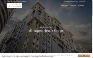 Aqeeqhotels.com Screenshot 2024-04-26 12:11:42