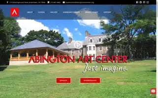 Abingtonartcenter.org Screenshot 2024-07-06 15:35:08