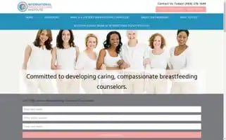 Internationalbreastfeedinginstitute.com Screenshot 2024-05-12 10:32:47