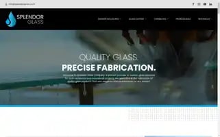 Splendorglass.com Screenshot 2024-07-06 22:29:37