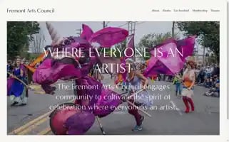 Fremontartscouncil.org Screenshot 2024-07-05 08:54:23