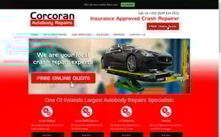 Corcoranautobodyrepairs.ie Screenshot 2024-05-21 09:08:53