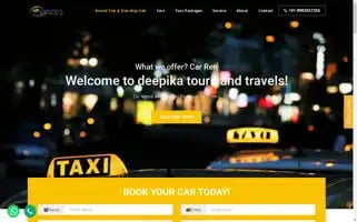 Deepikatourtravels.in Screenshot 2024-04-26 16:12:00