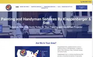 Klappenbergerandson.com Screenshot 2024-05-16 04:48:40
