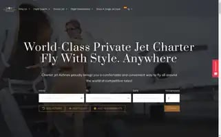 Charterjetairlines.com Screenshot 2024-07-07 09:23:14
