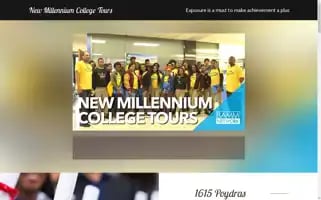 Newmillenniumcollegetours.com Screenshot 2024-04-15 04:43:21