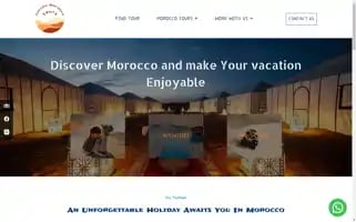 Custommoroccotours.com Screenshot 2024-04-15 07:27:10