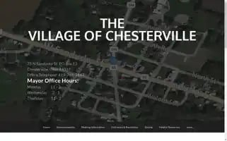 Thevillageofchesterville.com Screenshot 2024-07-06 13:54:36
