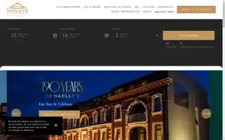 Hadleyshotel.com Screenshot 2024-04-15 16:58:26