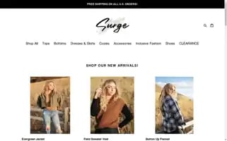 Shopsurgeclothing.com Screenshot 2024-04-16 17:54:45