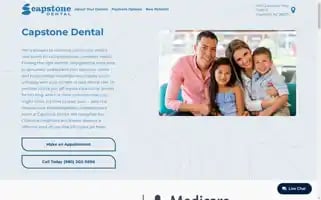 Capstonedentalnc.com Screenshot 2024-05-08 23:57:34