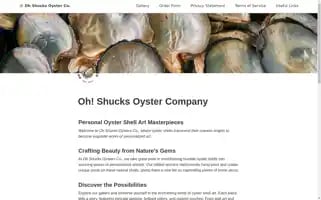 Ohshucksoysters.co Screenshot 2024-06-28 13:05:27