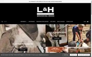 Lhbrandingirons.com Screenshot 2024-06-14 17:29:20