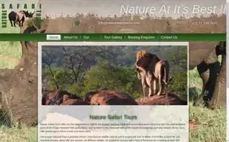 Naturesafaritours.com Screenshot 2024-04-17 13:49:13