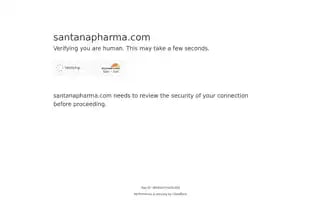 Santanapharma.com Screenshot 2024-05-20 00:13:30