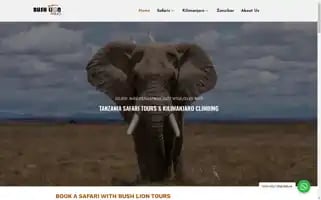 Bushliontours.com Screenshot 2024-04-24 06:41:32