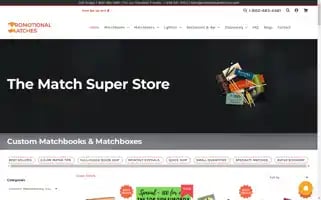 Promotionalmatches.com Screenshot 2024-05-13 13:27:07