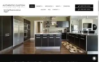 Authenticcustomcabinetry.com Screenshot 2024-05-15 12:52:58