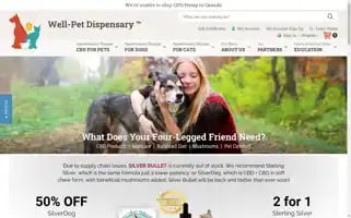 Wellpetdispensary.com Screenshot 2024-05-15 01:23:17