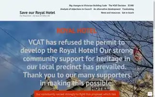 Saveourroyalhotel.com Screenshot 2024-04-26 14:45:55