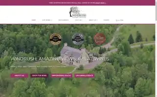 Windrushestatewinery.com Screenshot 2024-07-03 23:40:11