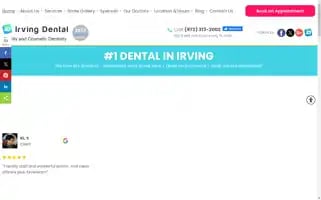 Myirvingdental.com Screenshot 2024-05-16 09:06:56