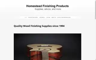 Homesteadfinishingproducts.com Screenshot 2024-06-30 13:54:09