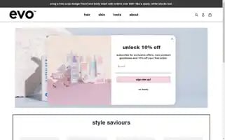 Evohairstore.com Screenshot 2024-05-05 07:12:29