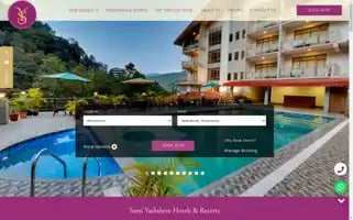 Yashshreehotels.com Screenshot 2024-04-18 10:32:00
